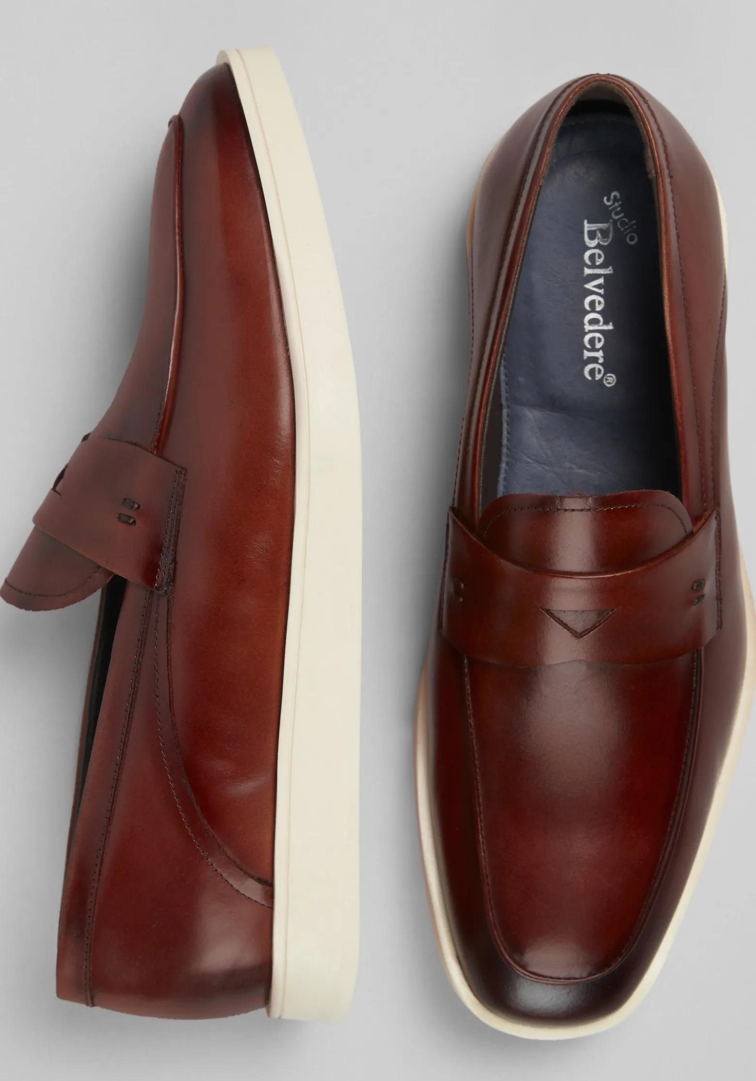 Belvedere Maurizio Hybrid Penny Loafers
