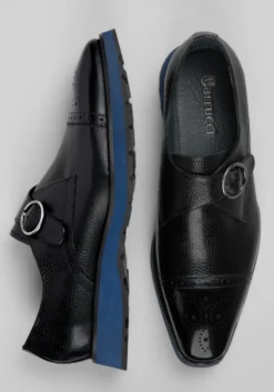Carrucci Hybrid Monk Strap Shoes