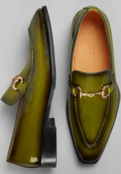 Carrucci Moc Bit Patent Leather Loafers