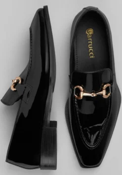 Carrucci Moc Bit Patent Leather Loafers