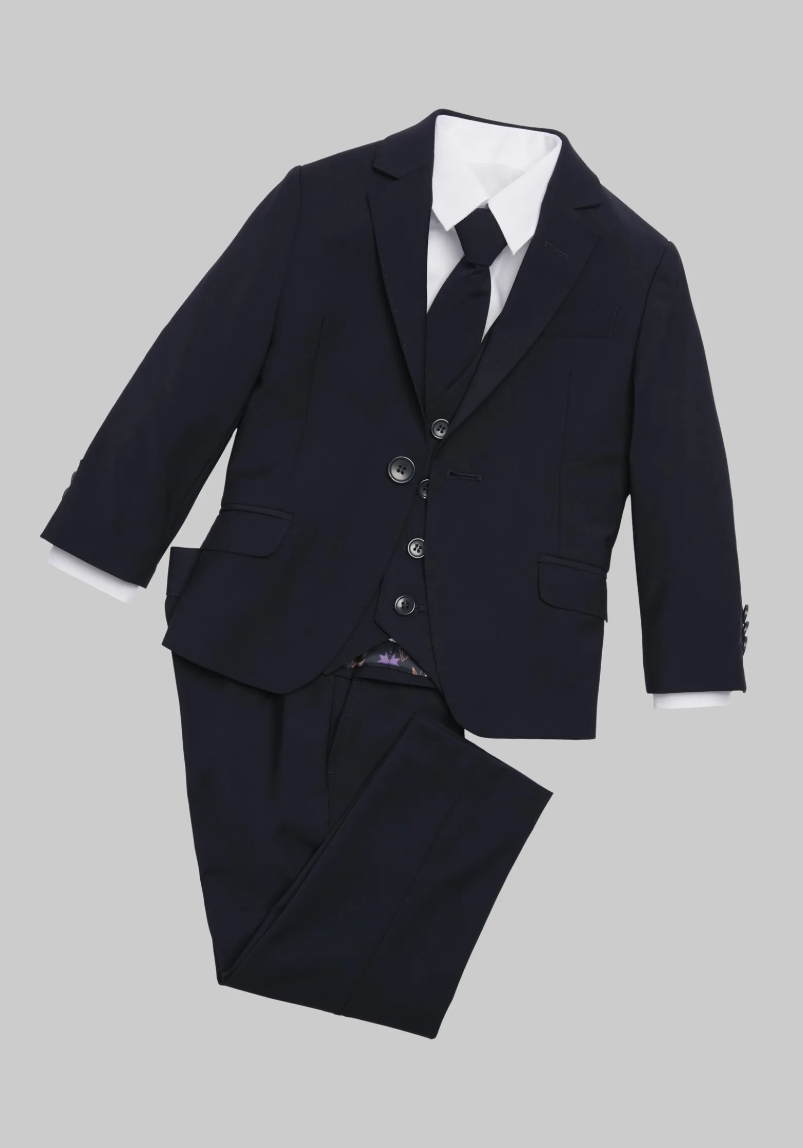 Cleo By Peanut Butter Collection Slim Fit Luxor 5-Piece Toddler Boys Suit Set