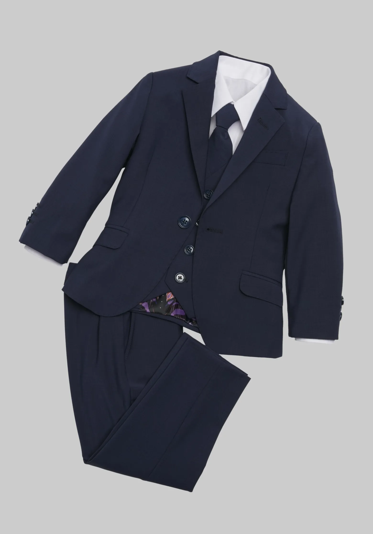 Cleo By Peanut Butter Collection Slim Fit Luxor 5-Piece Toddler Boys Suit Set