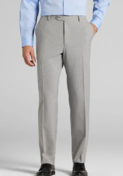 1905 Collection Tailored Fit Check Suit Separates Pants