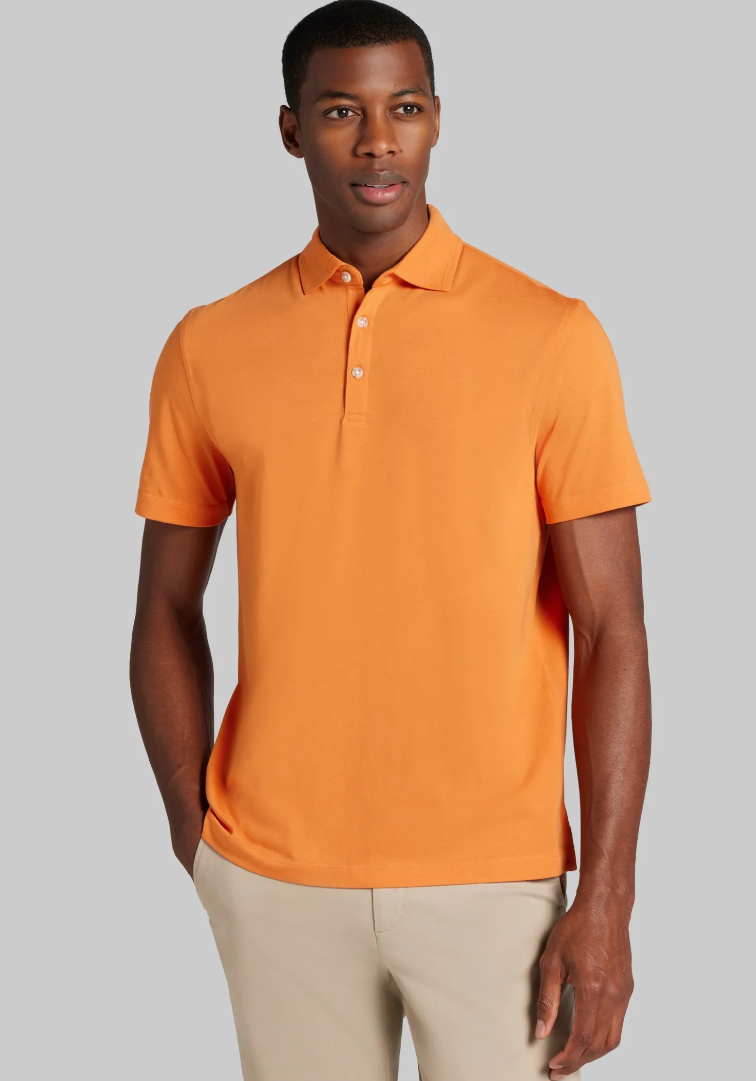 1905 Collection Tailored Fit Solid Polo Shirt