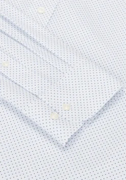 1905 Collection Tailored Fit Spread Collar Dot 4-Way Stretch Dress Shirt