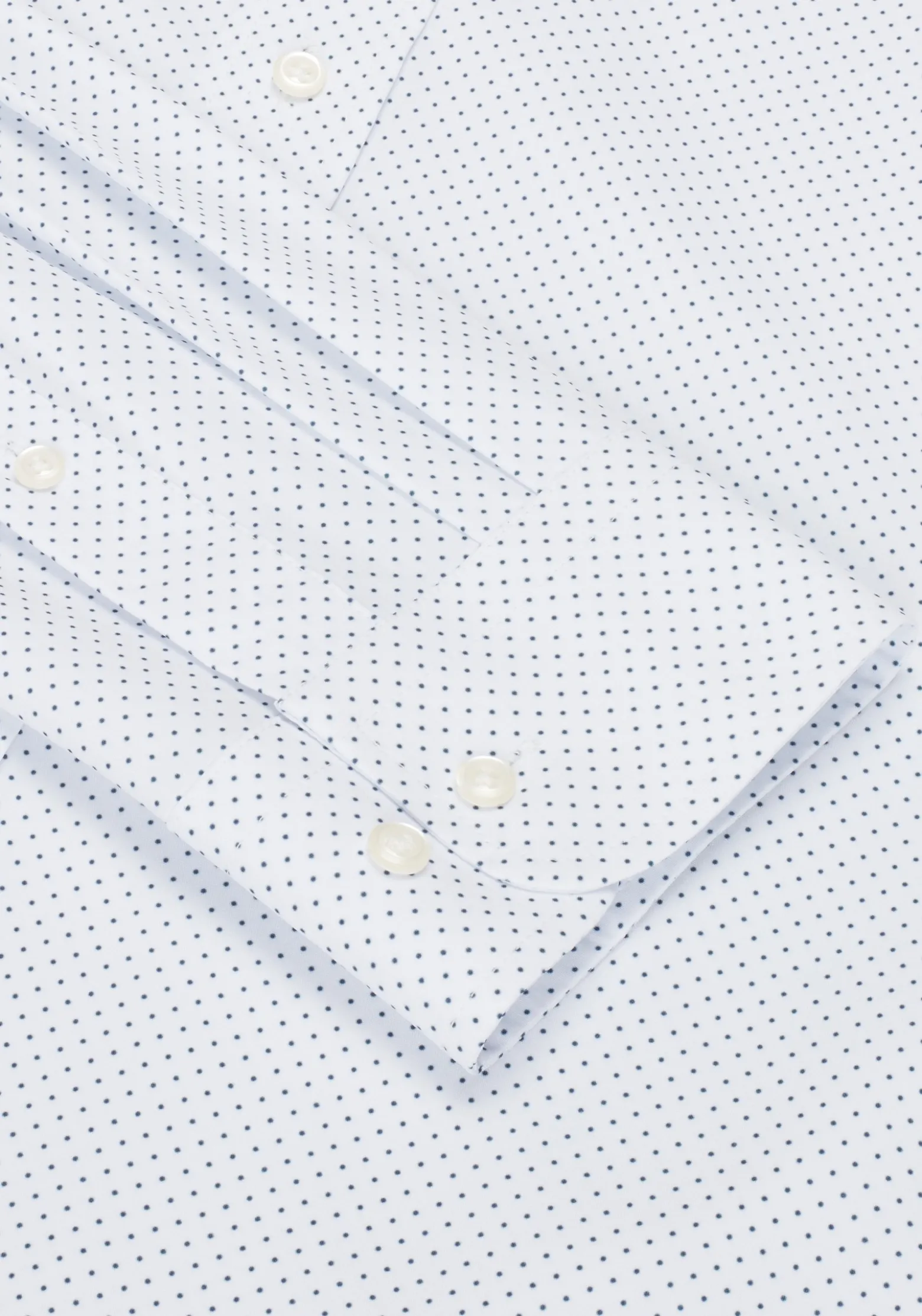 1905 Collection Tailored Fit Spread Collar Dot 4-Way Stretch Dress Shirt