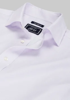 1905 Collection Tailored Fit Spread Collar Geo 4-Way Stretch Dress Shirt
