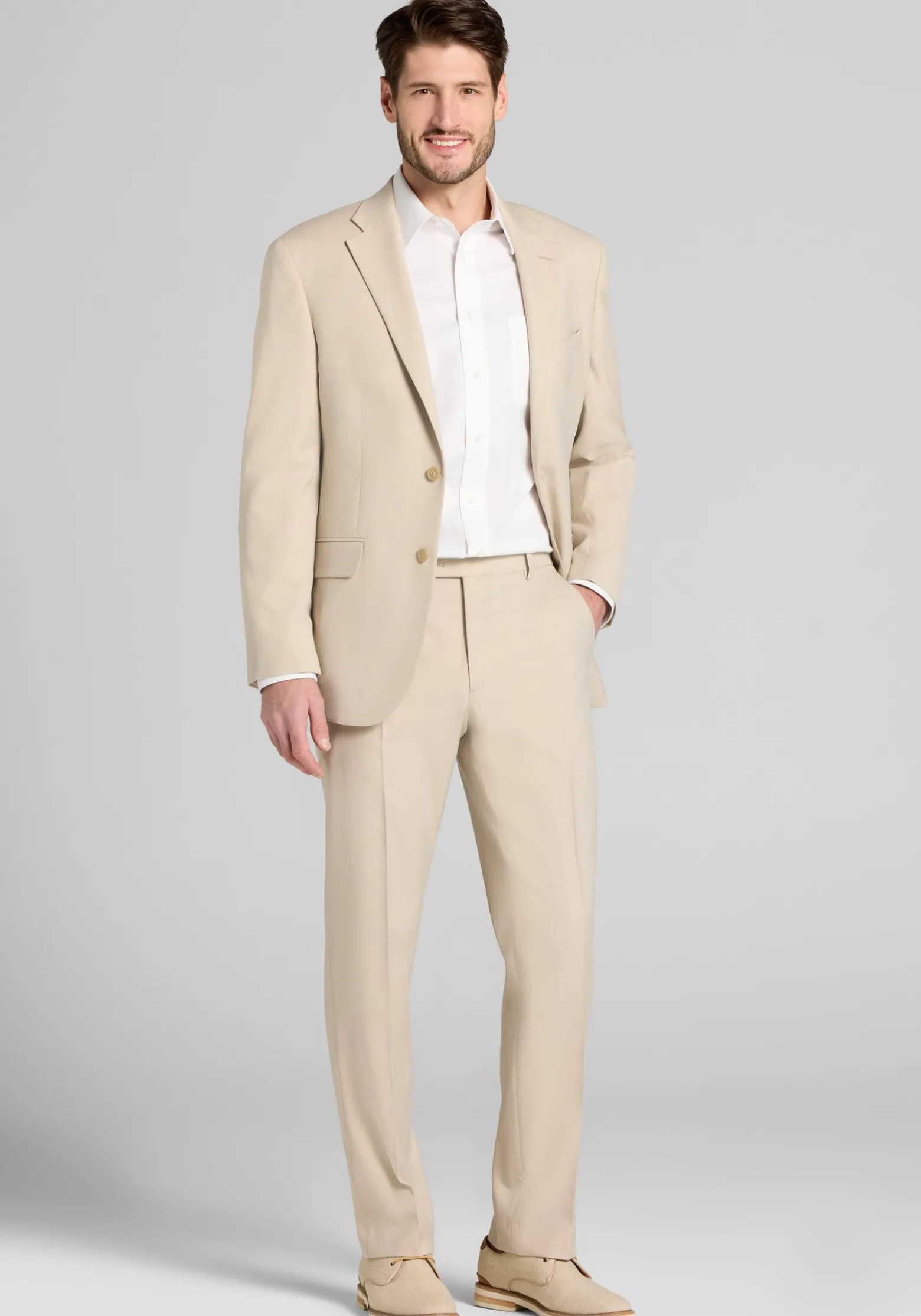 1905 Collection Tailored Fit Tic Suit Separates Jacket - Big & Tall