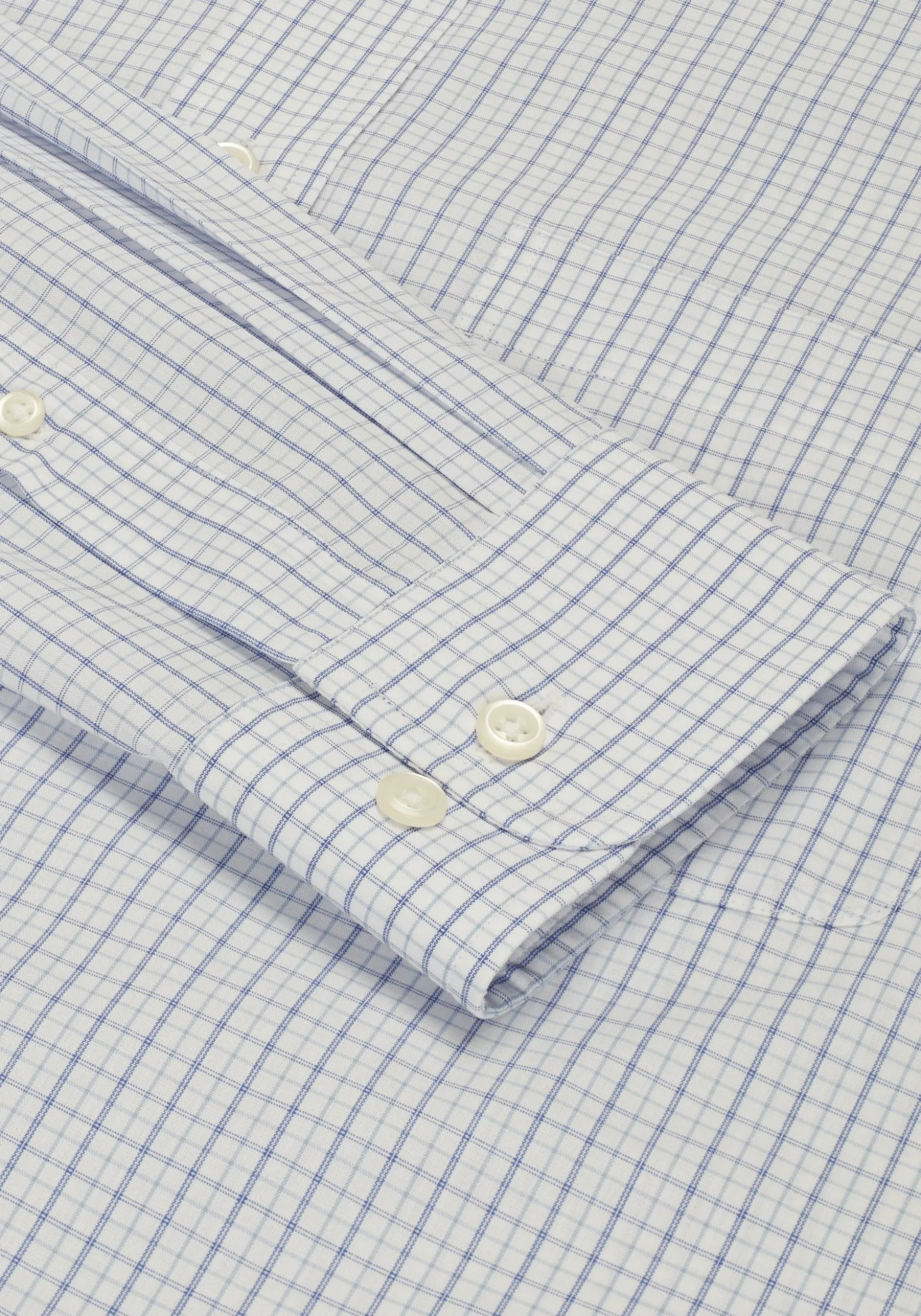 1905 Collection Traditional Fit Button-Down Collar Check Dress Shirt