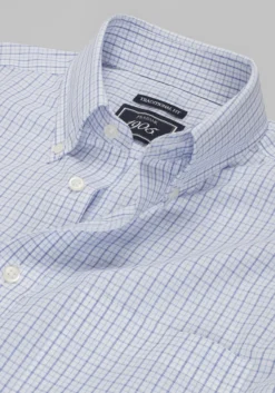 1905 Collection Traditional Fit Button-Down Collar Check Dress Shirt