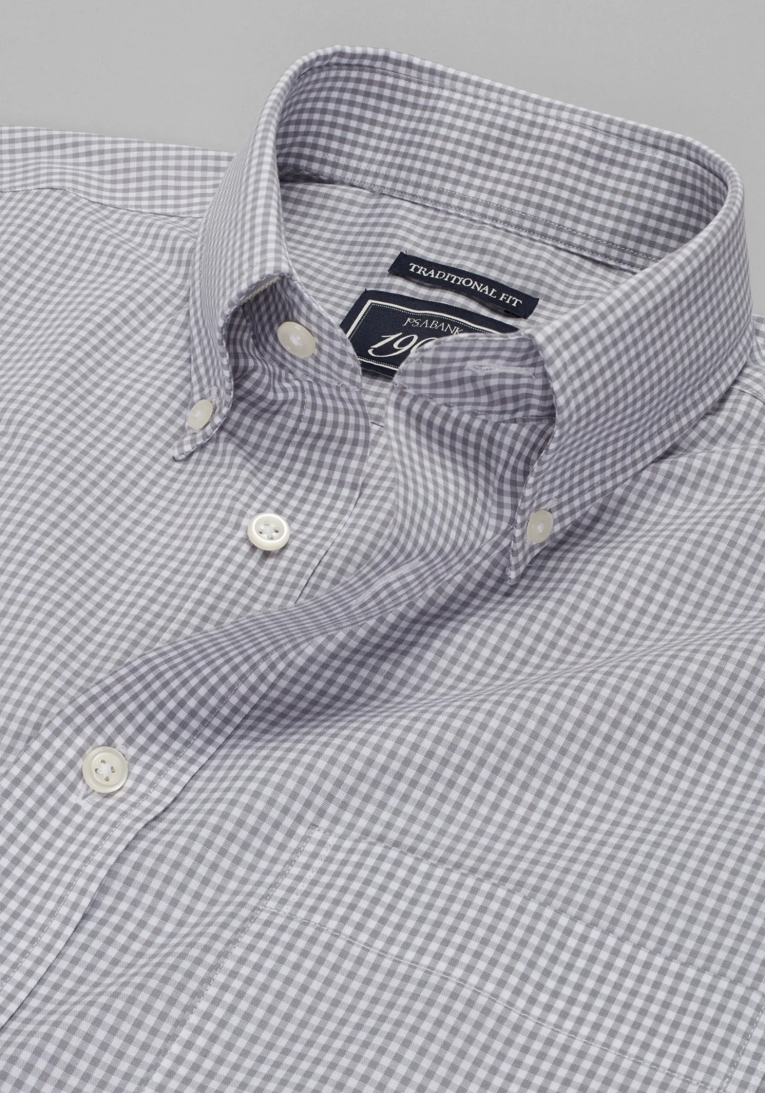 1905 Collection Traditional Fit Gingham Dress Shirt - Big & Tall