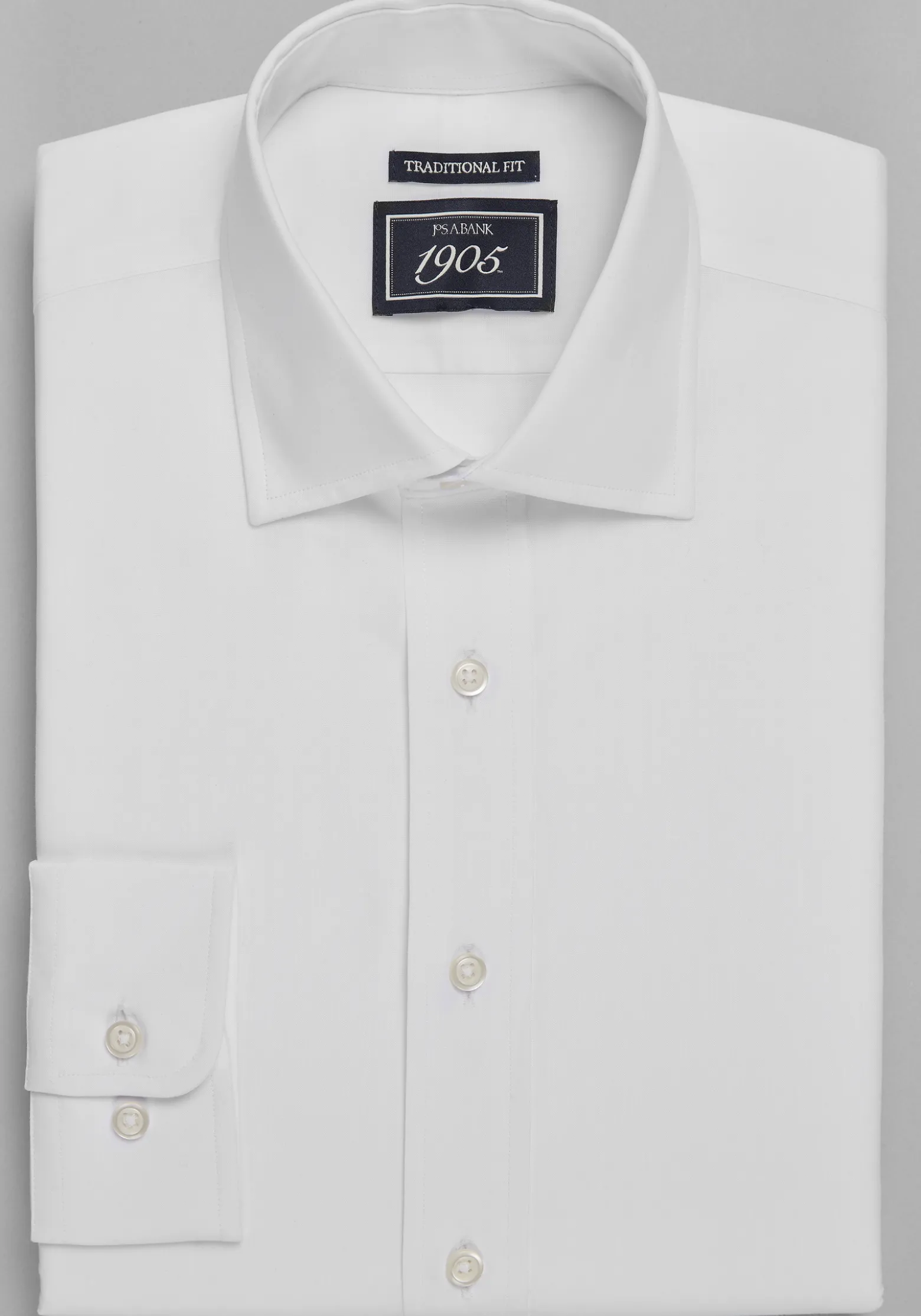 1905 Collection Traditional Fit Solid Dress Shirt - Big & Tall