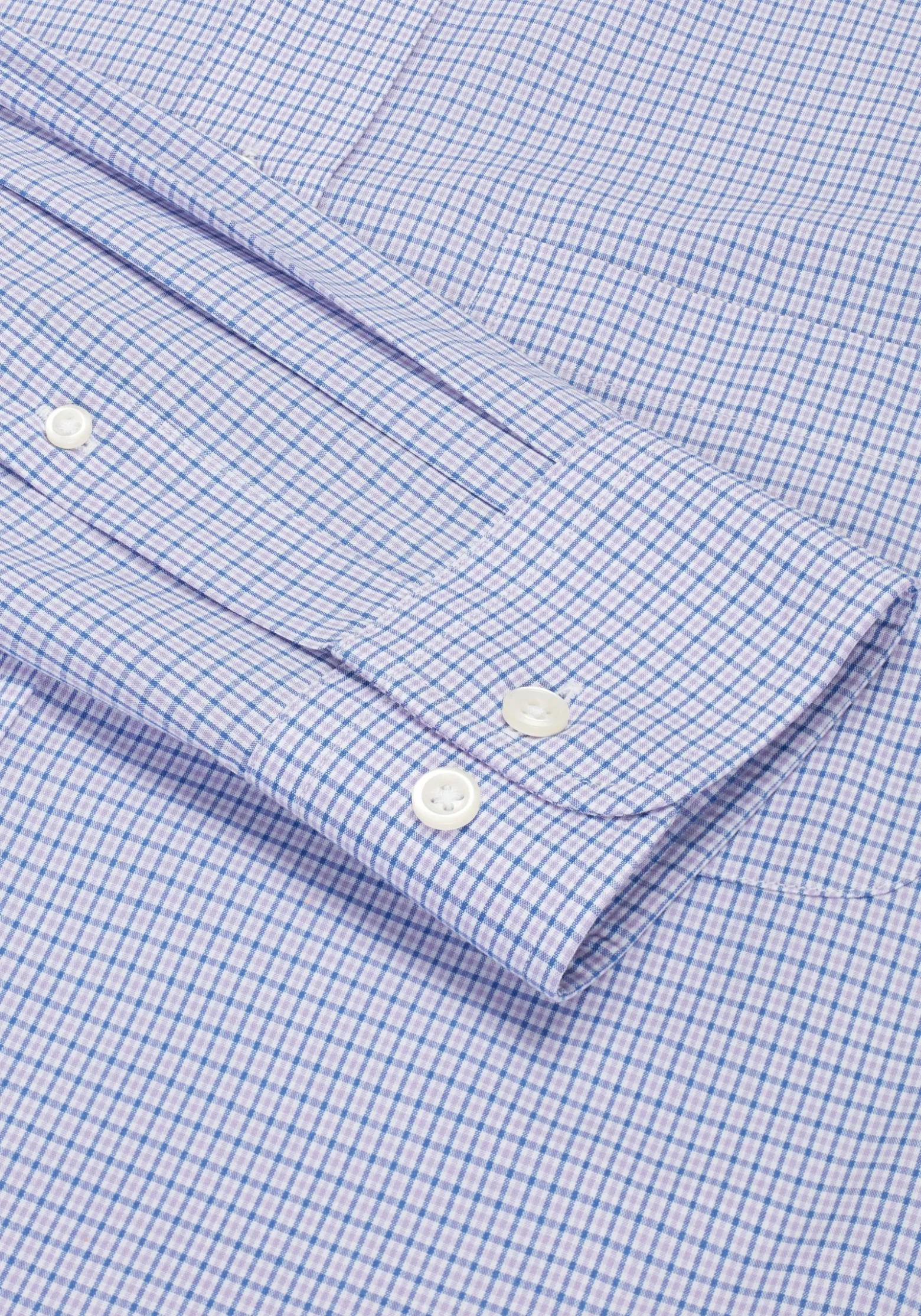 1905 Collection Traditional Fit Small Check Dress Shirt
