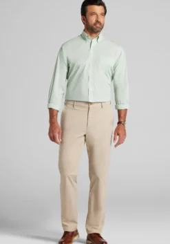 1905 Collection Traditional Fit 4-Way Stretch Button-Down Collar Micro Houndstooth Dress Shirt