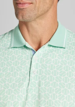 Con.Struct Slim Fit Tennis Ball Tipped Pique Polo CLEARANCE