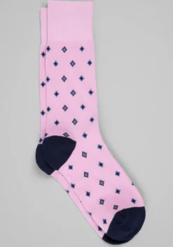 Diamond Pattern Socks, 1-Pair - Big & Tall