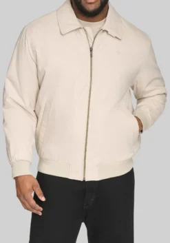 Dockers Tailored Fit Micro Twill Golf Bomber Jacket - Big & Tall