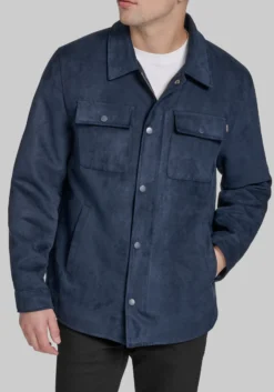 Dockers Traditional Fit Faux Microsuede Shacket