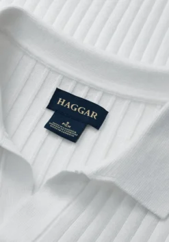 Haggar Slim Fit Johnny Collar Short Sleeve Sweater