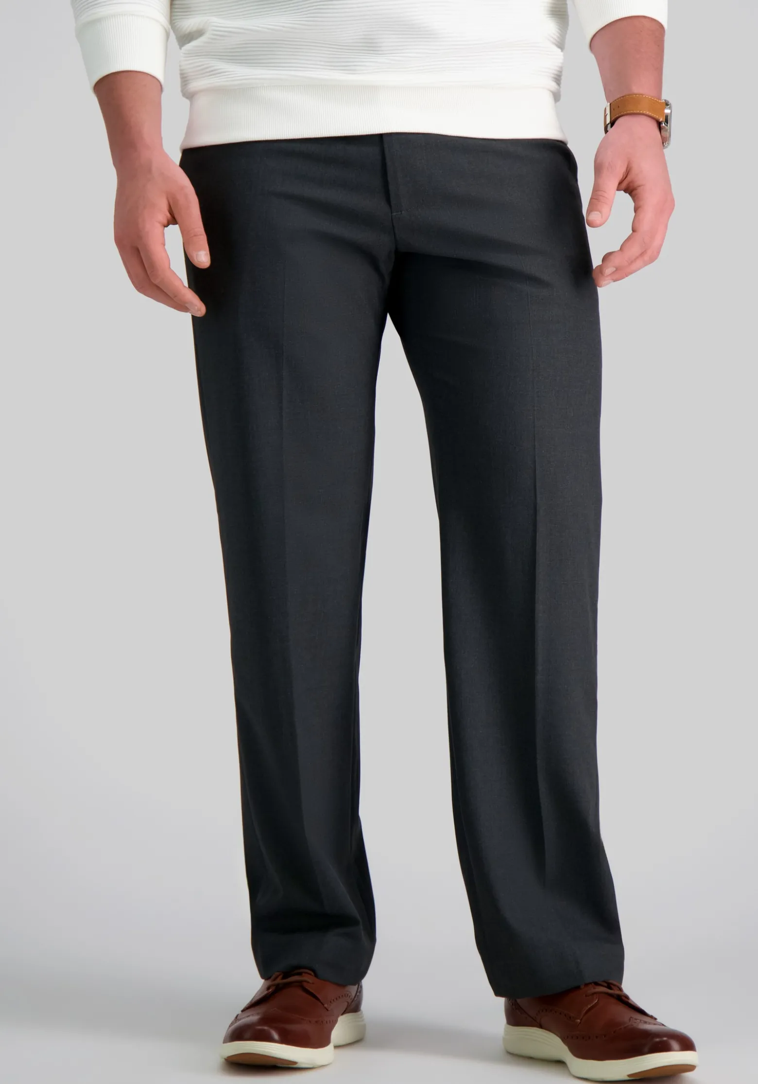 J.M. Haggar Classic Fit 4-Way Stretch Dress Pants