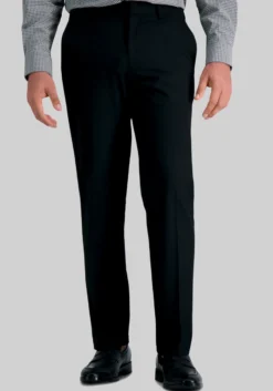 J.M. Haggar 4-Way Stretch Flat Front Dress Pants