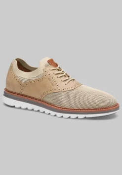 Johnston & Murphy Braxton Knit Saddle Sneakers