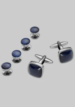 Jos. A. Bank Blue Cufflink & Stud Set