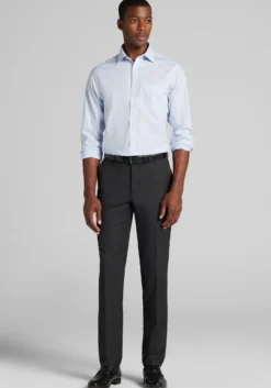 Jos. A Bank Comfort Stretch Slim Fit Mini Grid Dress Shirt