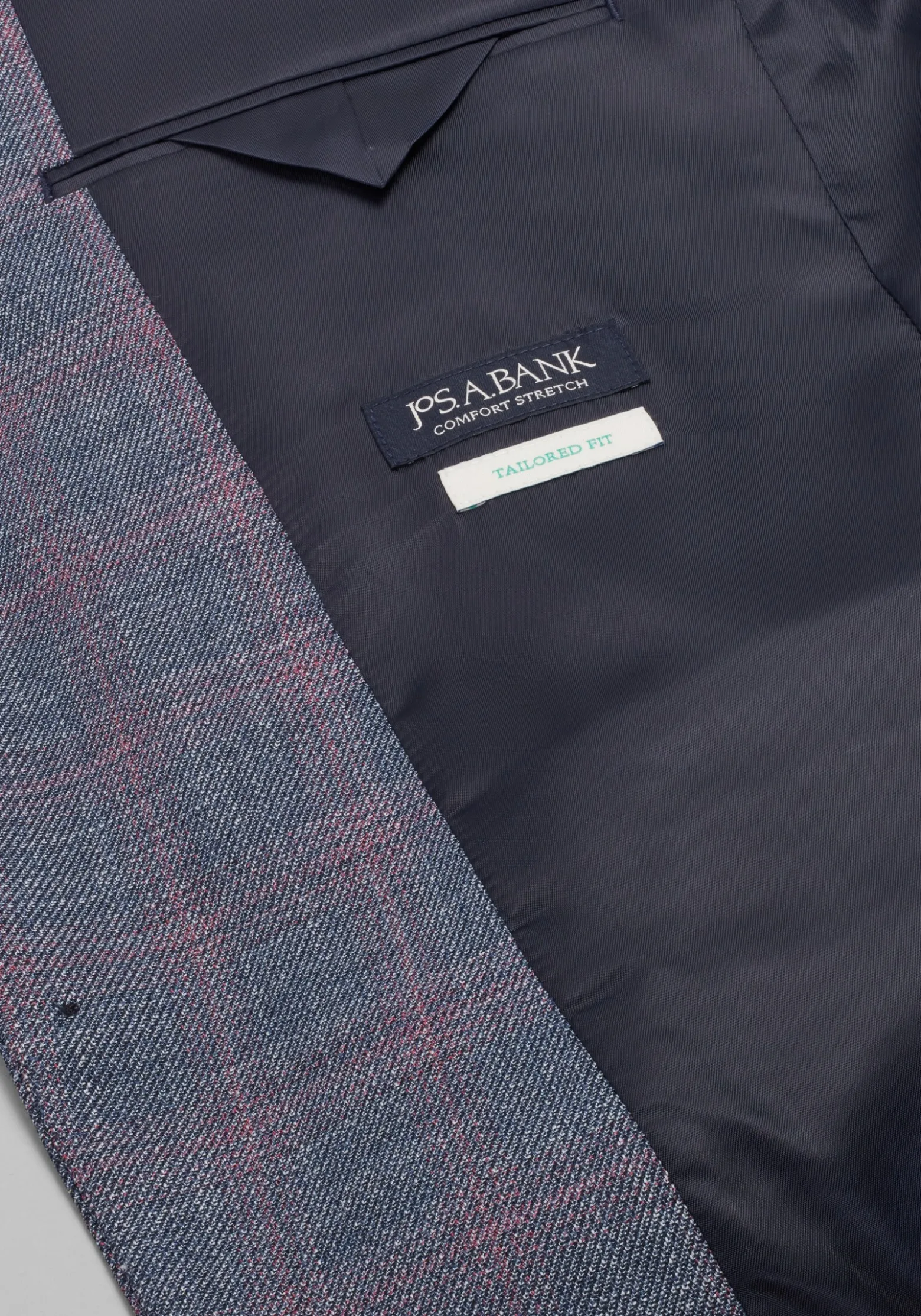 Jos. A. Bank Comfort Stretch Tailored Fit Plaid Sportcoat