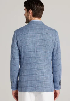 Jos. A. Bank Comfort Stretch Tailored Fit Plaid Sportcoat