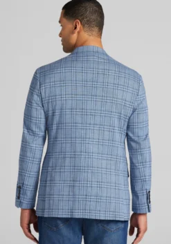 Jos. A. Bank Comfort Stretch Tailored Fit Plaid Sportcoat