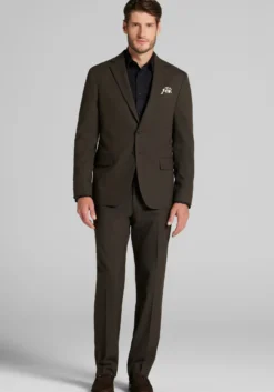 Jos. A. Bank Comfort Stretch Tailored Fit Solid Flannel Suit Separates Jacket - Big & Tall CLEARANCE