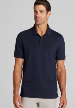 Jos. A. Bank Comfort Stretch Tailored Fit Pique Polo - Big & Tall