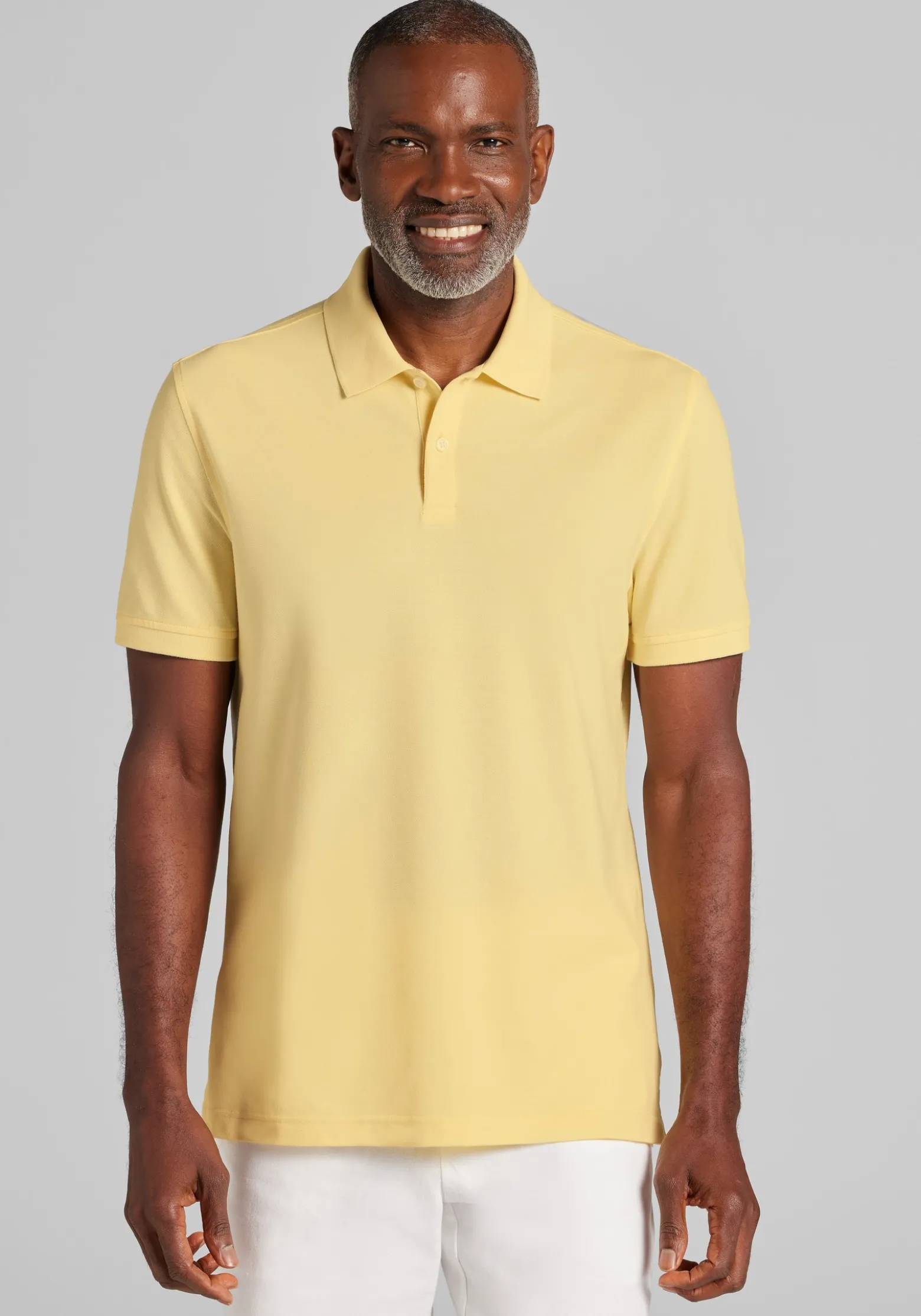 Jos. A. Bank Comfort Stretch Tailored Fit Pique Polo - Big & Tall