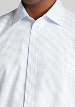 Jos. A. Bank Diamond Polka Dot Button Up Shirt - Big & Tall