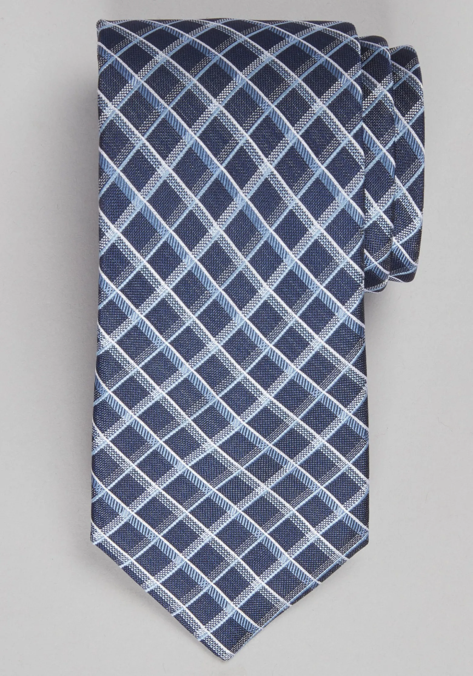 Jos. A. Bank Fine Textures Grid Blend Tie