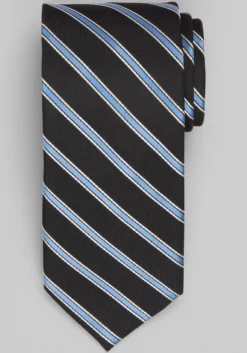 Jos. A. Bank Oxford Satin Stripe Tie - Long