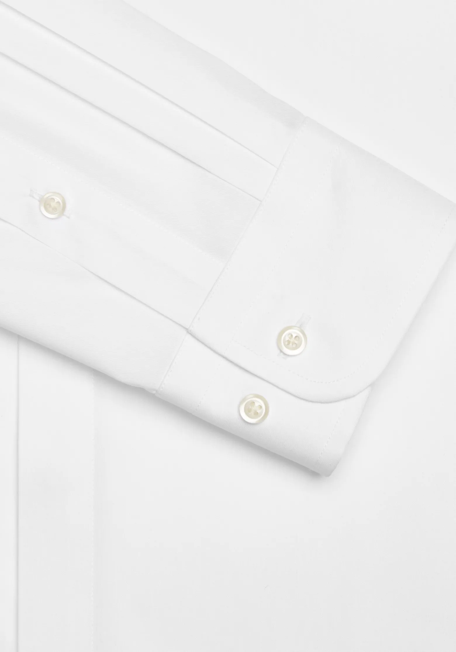 Jos. A. Bank Skinny Fit Spread Collar Covered Placket Solid Dress Shirt