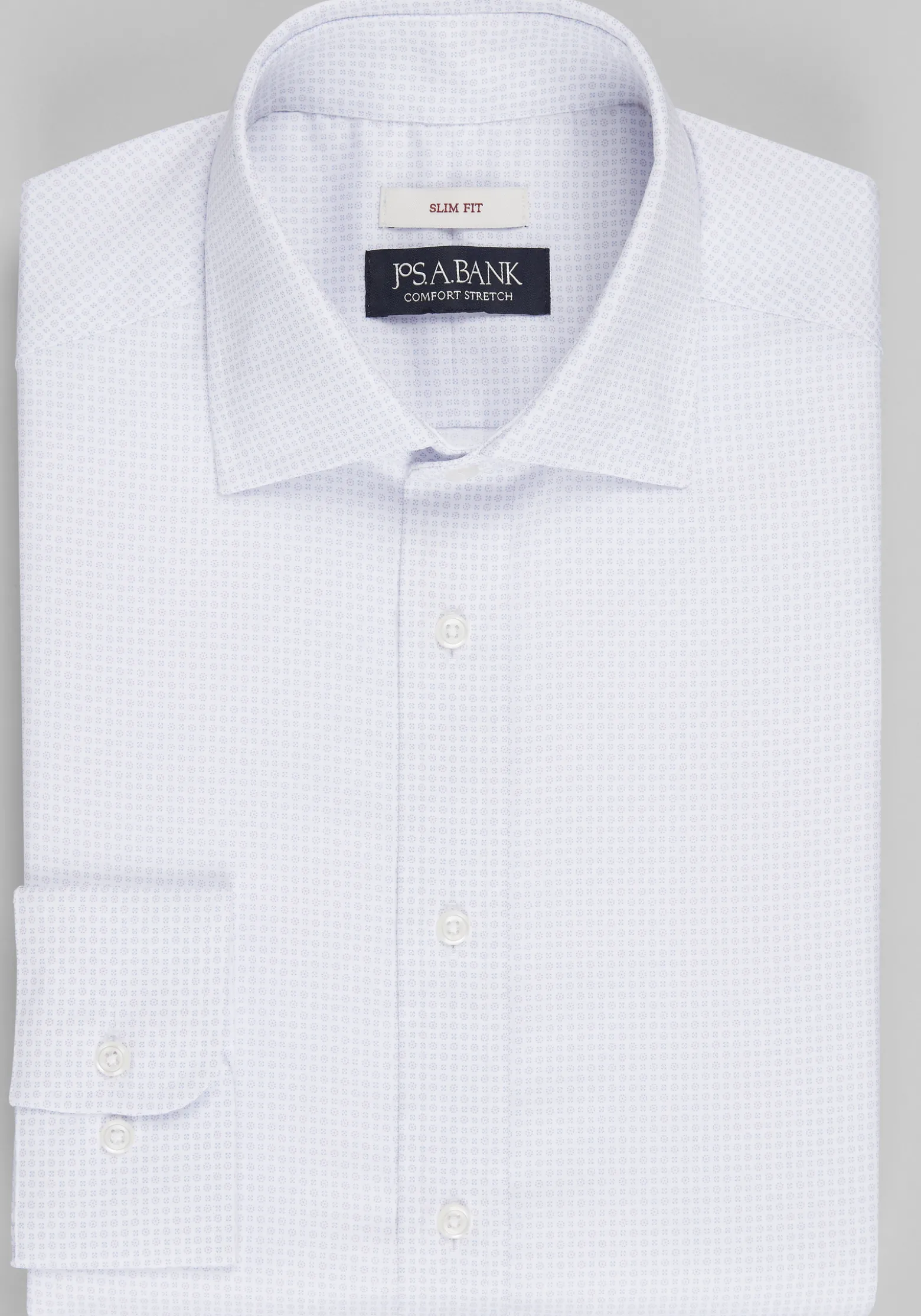 Jos. A. Bank Slim Fit Checkers Print Dress Shirt