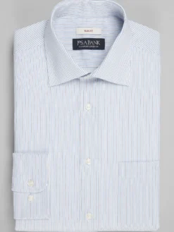 Jos. A. Bank Slim Fit Spread Collar Stripe Dress Shirt