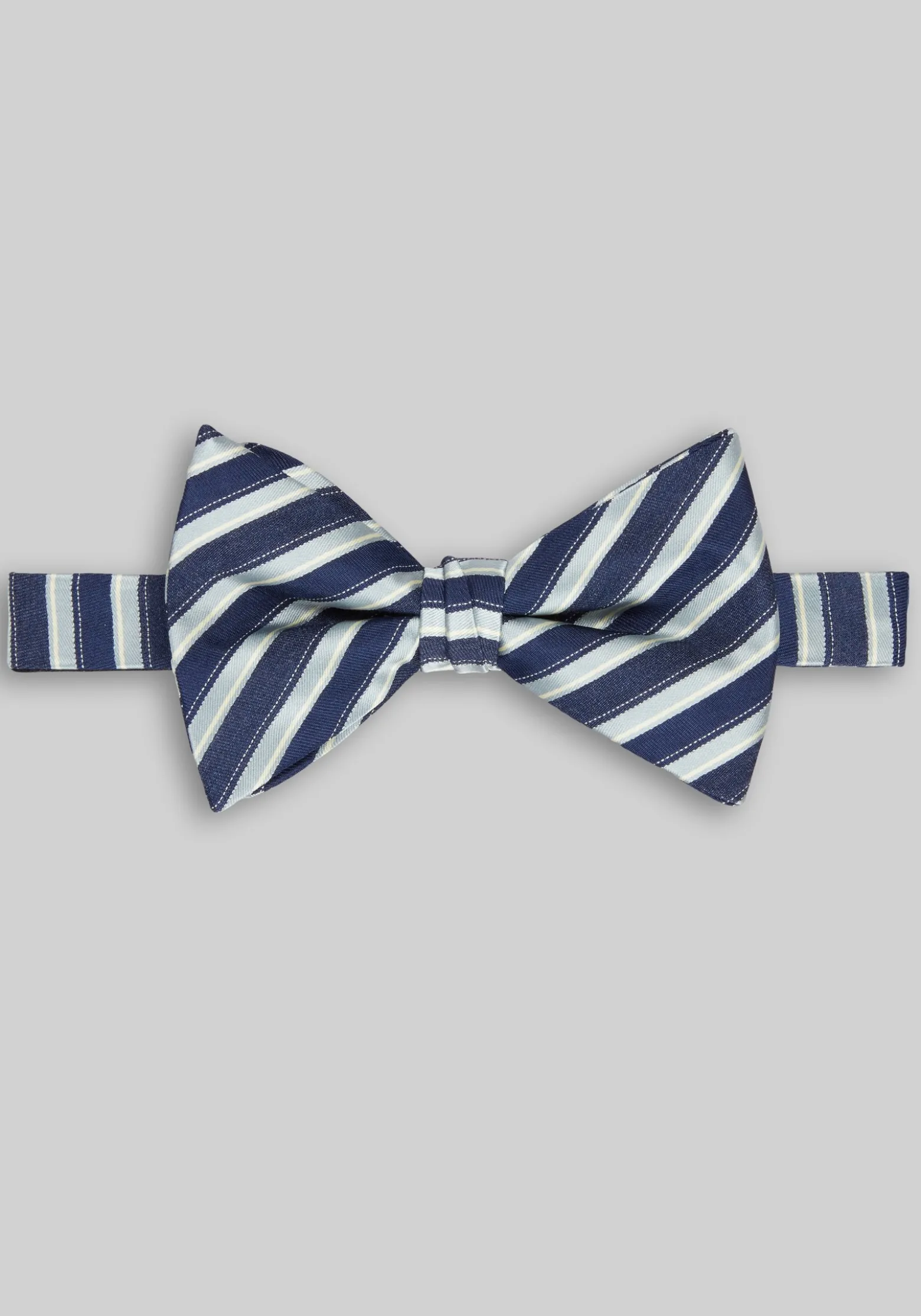 Jos. A. Bank Stripe Pre-Tied Big Bow Tie