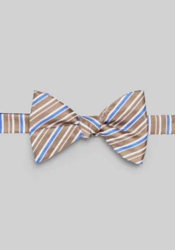 Jos. A. Bank Stripe Pre-Tied Big Bow Tie