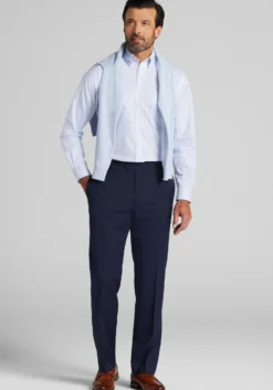 Jos. A. Bank Tailored Fit Check Comfort Stretch Dress Shirt