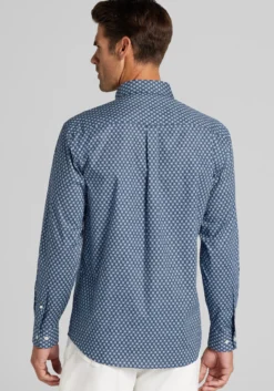 Jos. A. Bank Tailored Fit Medallion Button Up Shirt