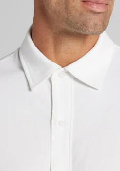 Jos. A. Bank Tailored Fit Pique Short Sleeve Button Up Shirt