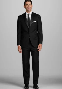 Jos. A. Bank Tailored Fit Wool Blend Tuxedo Suit Separate Jacket - Big & Tall