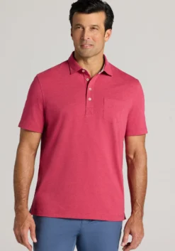 Jos. A. Bank Traditional Fit Heathered Polo - Big & Tall