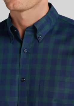 Jos. A. Bank Traditional Fit Large Check Button Up Shirt