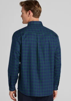 Jos. A. Bank Traditional Fit Large Check Button Up Shirt