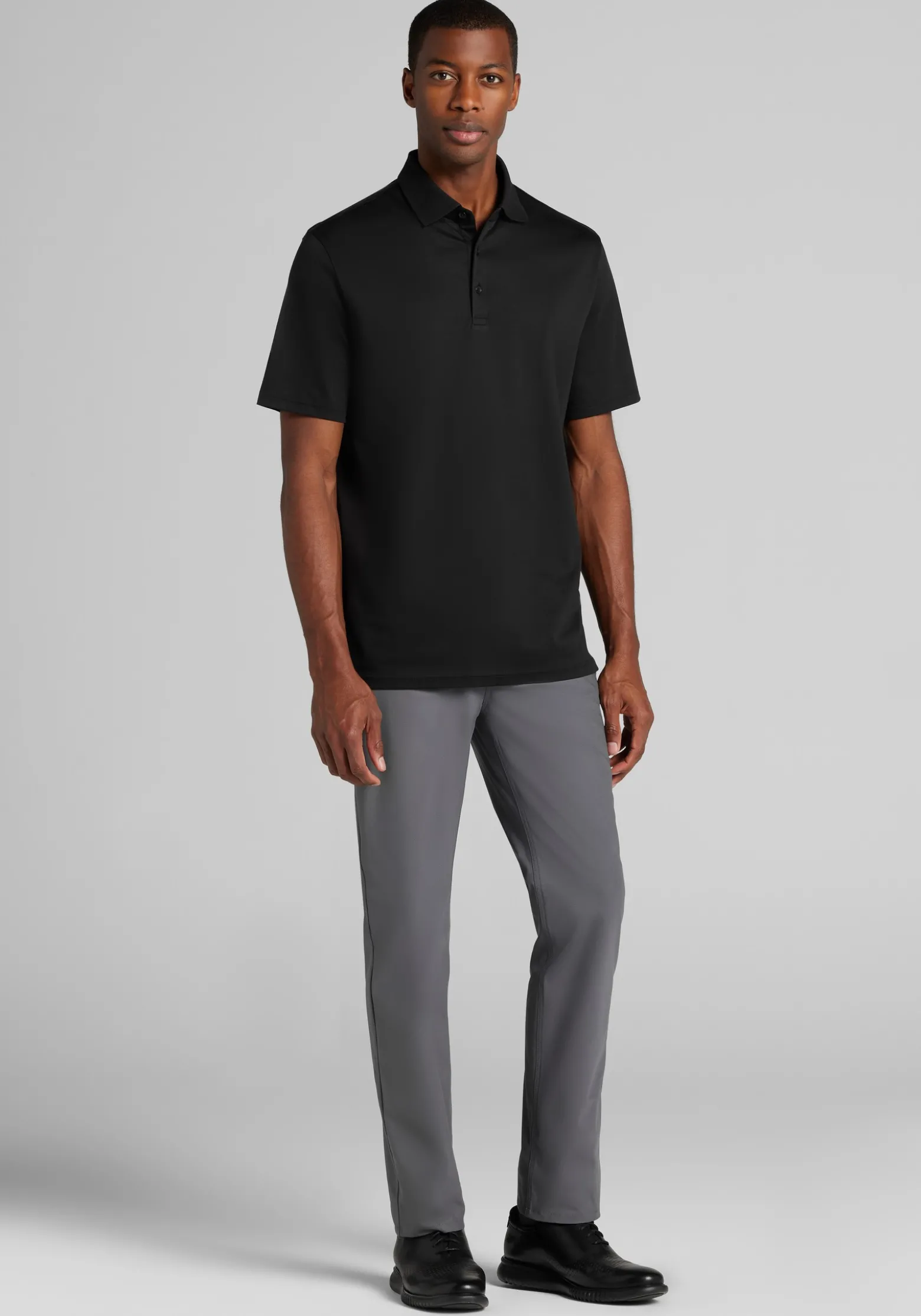 Jos. A. Bank Traditional Fit Liquid Cotton Interlock Polo